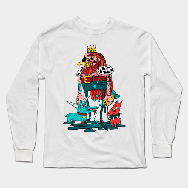 KING Long Sleeve T-Shirt by shustinakatya